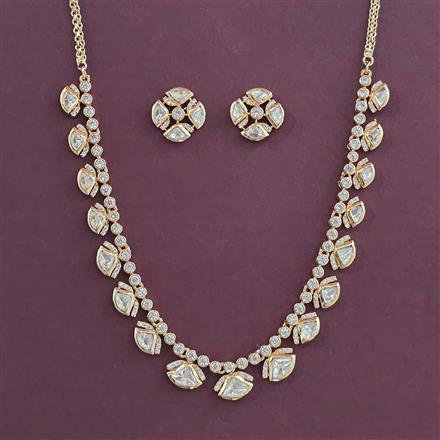 Kundan Classic Necklace with Mehndi Plating Carat Plating