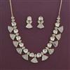 Kundan Choker Necklace with Mehndi Plating Carat Plating
