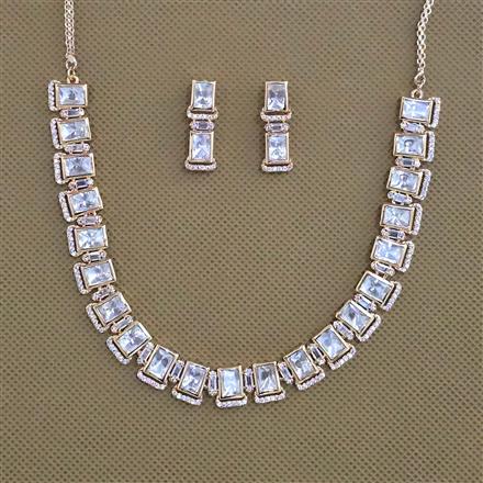 Kundan Classic Necklace with Mehndi Plating Carat Plating