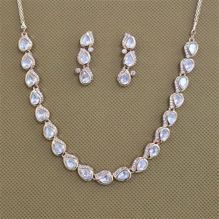 Kundan Classic Necklace with Mehndi Plating Carat Plating