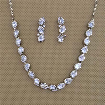 Kundan Classic Necklace with Mehndi Plating Carat Plating