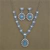Kundan Classic Necklace with Mehndi Plating