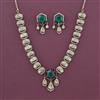 Kundan Classic Necklace with Mehndi Plating
