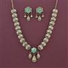 Kundan Classic Necklace with Mehndi Plating