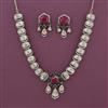 Kundan Classic Necklace with Mehndi Plating