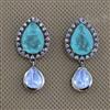 Kundan Classic Earring with Mehndi Plating