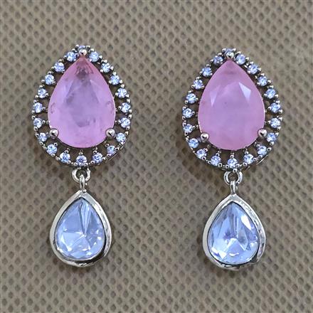 Kundan Classic Earring with Mehndi Plating