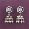 Kundan Jhumki with Mehndi Plating