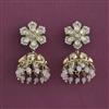 Kundan Jhumki with Mehndi Plating