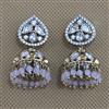 Kundan Jhumki with Mehndi Plating