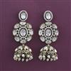 Kundan Jhumki with Mehndi Plating