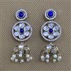 Kundan Jhumki with Mehndi Plating