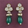 Kundan Classic Earring with Mehndi Plating