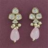 Kundan Classic Earring with Mehndi Plating