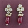 Kundan Classic Earring with Mehndi Plating