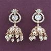Kundan Jhumki with Carat Plating