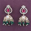 Kundan Jhumki with Carat Plating