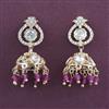 Kundan Jhumki with Carat Plating