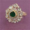 Kundan Adjustable Ring with Carat Plating