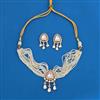 Kundan Choker Necklace with Mehndi Plating Carat Plating