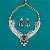 Kundan Choker Necklace with Mehndi Plating