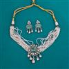 Kundan Choker Necklace with Mehndi Plating