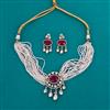 Kundan Choker Necklace with Mehndi Plating