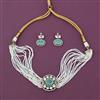 Kundan Choker Necklace with Mehndi Plating