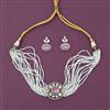 Kundan Choker Necklace with Mehndi Plating