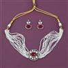 Kundan Choker Necklace with Mehndi Plating