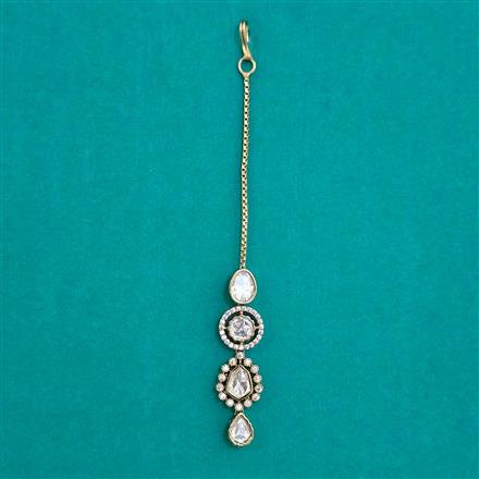 Kundan Classic Tikka with Mehndi Plating