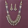 Kundan Classic Necklace with Mehndi Plating