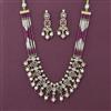 Kundan Classic Necklace with Mehndi Plating