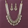 Kundan Classic Necklace with Mehndi Plating