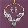 Kundan Choker Necklace with Mehndi Plating