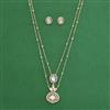 Kundan Classic Pendant Set with Carat Plating