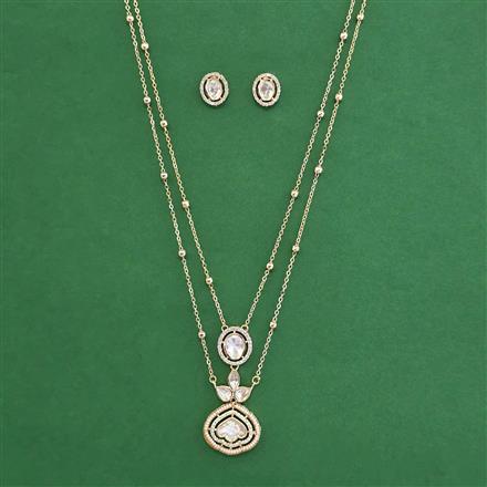 Kundan Classic Pendant Set with Carat Plating