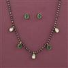 Kundan Classic Mangalsutra with Mehndi Plating