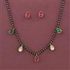 Kundan Classic Mangalsutra with Mehndi Plating