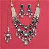 Kundan Classic Necklace with Mehndi Plating