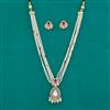 Kundan Pearl Necklace With Carat Plating