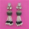 Kundan Classic Earring with Mehndi Plating