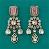 Kundan Classic Earring with Mehndi Plating