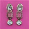 Kundan Classic Earring with Mehndi Plating