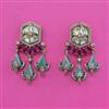 Kundan Classic Earring with Mehndi Plating