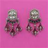 Kundan Classic Earring with Mehndi Plating