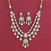 Kundan Layered Necklace with Mehndi Plating