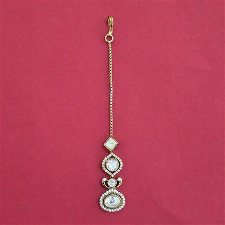 Kundan Classic Tikka with Mehndi Plating
