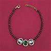Kundan Hand Mangalsutra Bracelet with Mehndi Plating