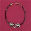 Kundan Hand Mangalsutra Bracelet with Mehndi Plating